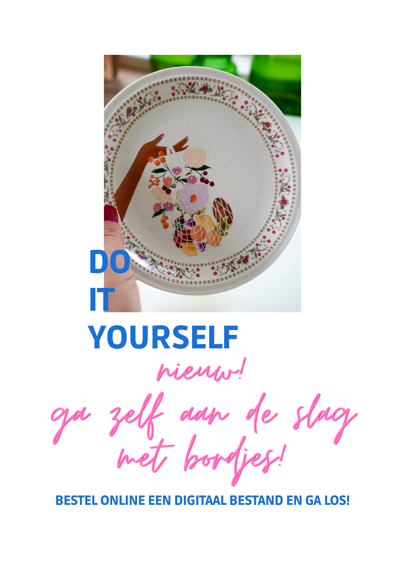 DIY stappenplan bordje pimpen