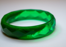 Armband groen transparant + groen