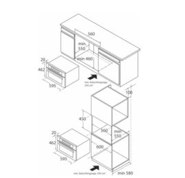 Etna inbouw combi magnetron