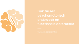 E-learning 'Link tussen psychomotorisch onderzoek en functionele optometrie'