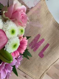 Personaliseer je eigen shopper tas met naam of je initialen!