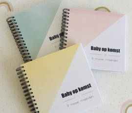 Invulboek baby op komst - blush