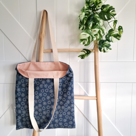 Totebag Denim Flower