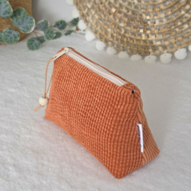 Etui Midi - Rib terracotta