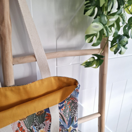 Totebag Colourful Flower
