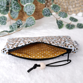 Mini etui Leopard pastel