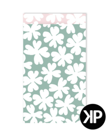 Cadeauzakje Flower Power - Maat M - 5 stuks