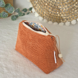 Etui Midi - Rib terracotta