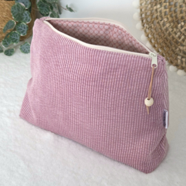 Etui XL - Rib roze
