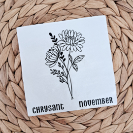 Tegeltje geboortebloem November