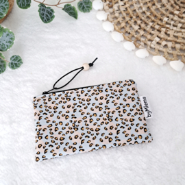 Mini etui Leopard pastel