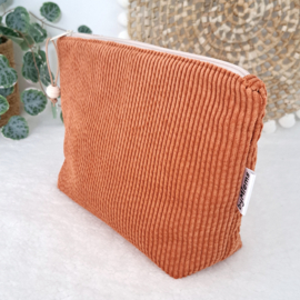 Etui Rib terracotta