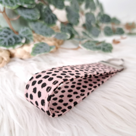 Sleutelhanger Dots roze