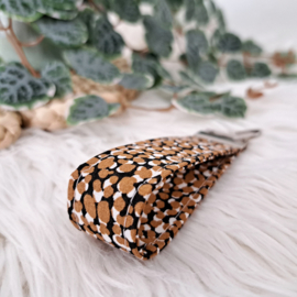 Sleutelhanger Dots brown