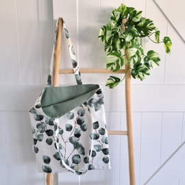 Totebag Eucalyptus wit