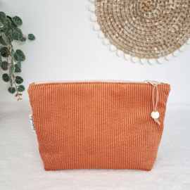 Etui Rib terracotta