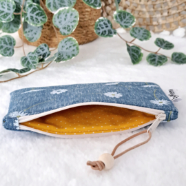 Mini etui Denim Daisy