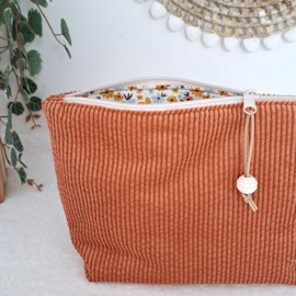 Etui Rib terracotta