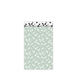 Cadeauzakje Solo Hearts -  Maat M - 5 stuks