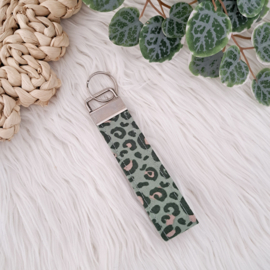 Sleutelhanger Leopard groen