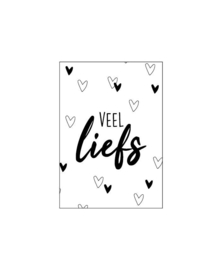Cadeaukaartje - Veel liefs
