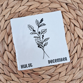 Tegeltje geboortebloem December