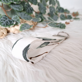 Sleutelhanger Eucalyptus wit