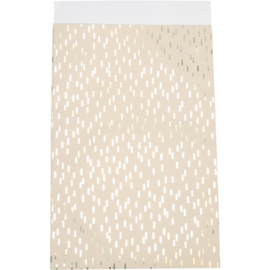 Cadeauzakje Champagne - Maat M - 5 stuks