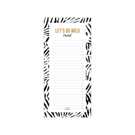Noteblock Checklist Let's go wild Leaves