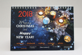 Staankalender recto / verso 7 blaadjes