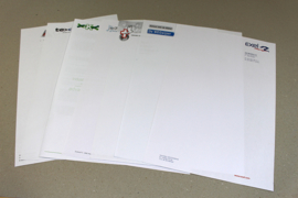 Briefpapier offset vanaf 500 ex.