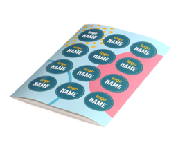Stickers op A4 vel