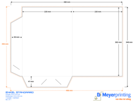 Presentatiemap A4 rug 1 of 5 mm