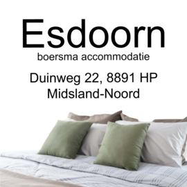 Esdoorn Linnenservice vakantiehuis Terschelling