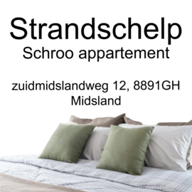 Strandschelp schroo appartement