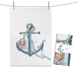 Theedoek Wollig Anker - Maluu