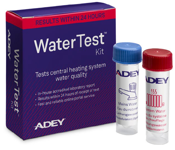 Adey Water test kit (laboratorium uitslag)