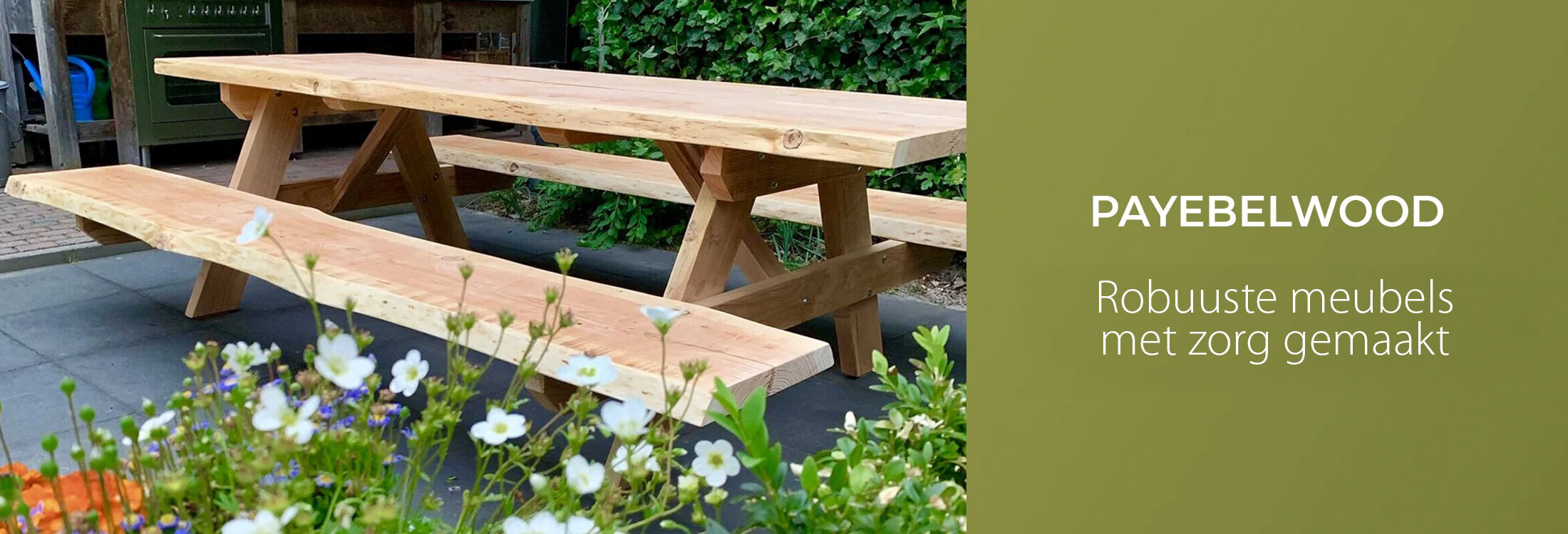 Robuuste meubels met zorg gemaakt