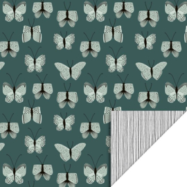 Inpakpapier | Butterfly (green)