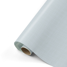 Inpakpapier | Lichtblauw lijntjes/groene blaadjes