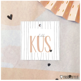 Cadeaulabel | Dikke kus