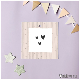 Cadeaulabel | Hartjes