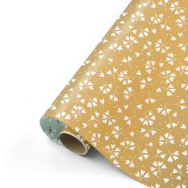 Inpakpapier | Falling in love goud