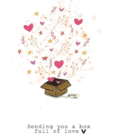 Kaart | Sending you a box full of love