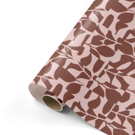 Inpakpapier | Abstract rood/roze