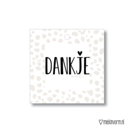 Cadeaulabel | Dank je
