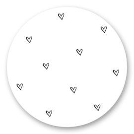 Stickers | Hartjes wit