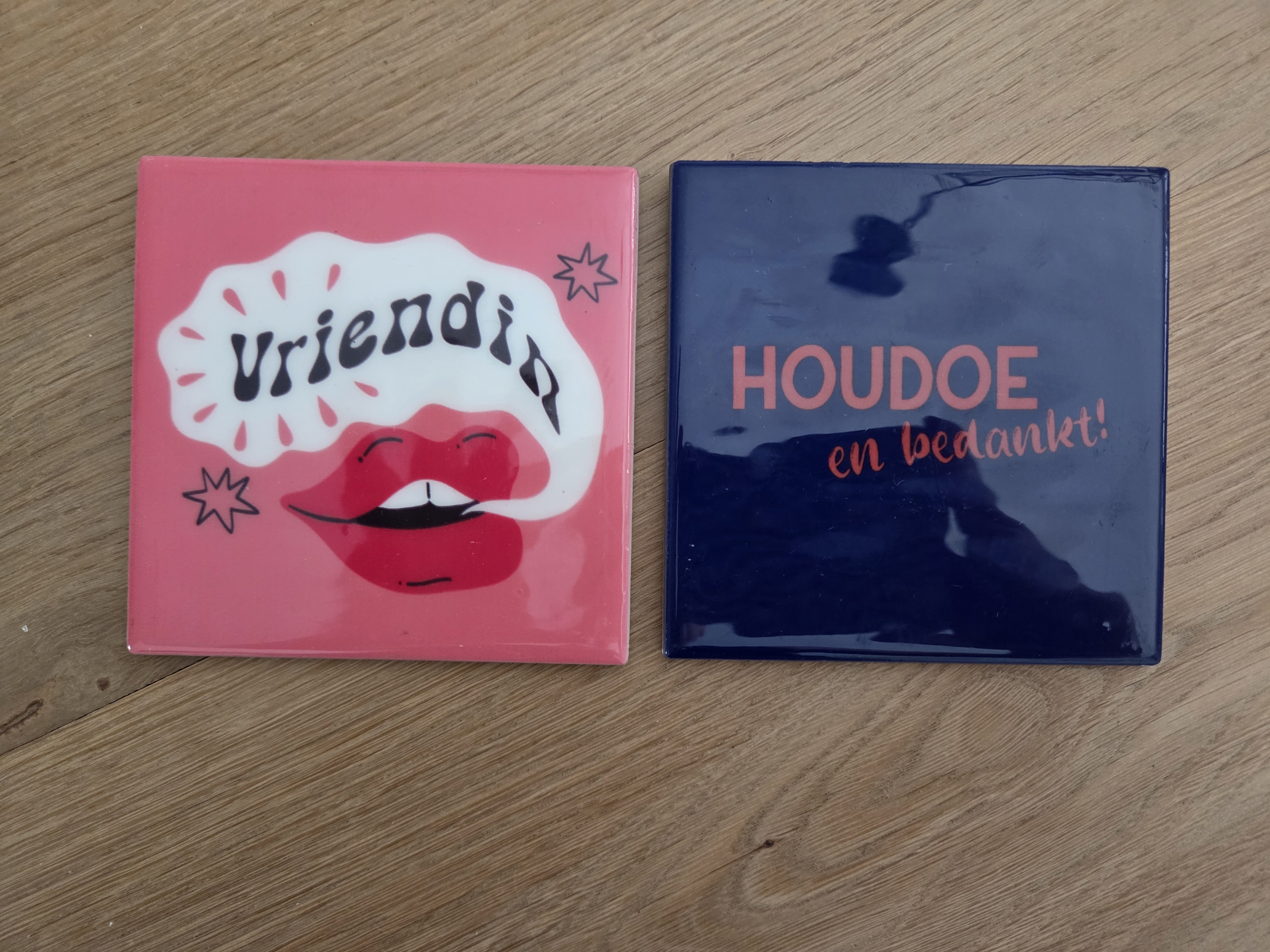 Tegeltje | Houdoe en bedankt