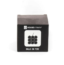 Kaars | Cube zwart klein