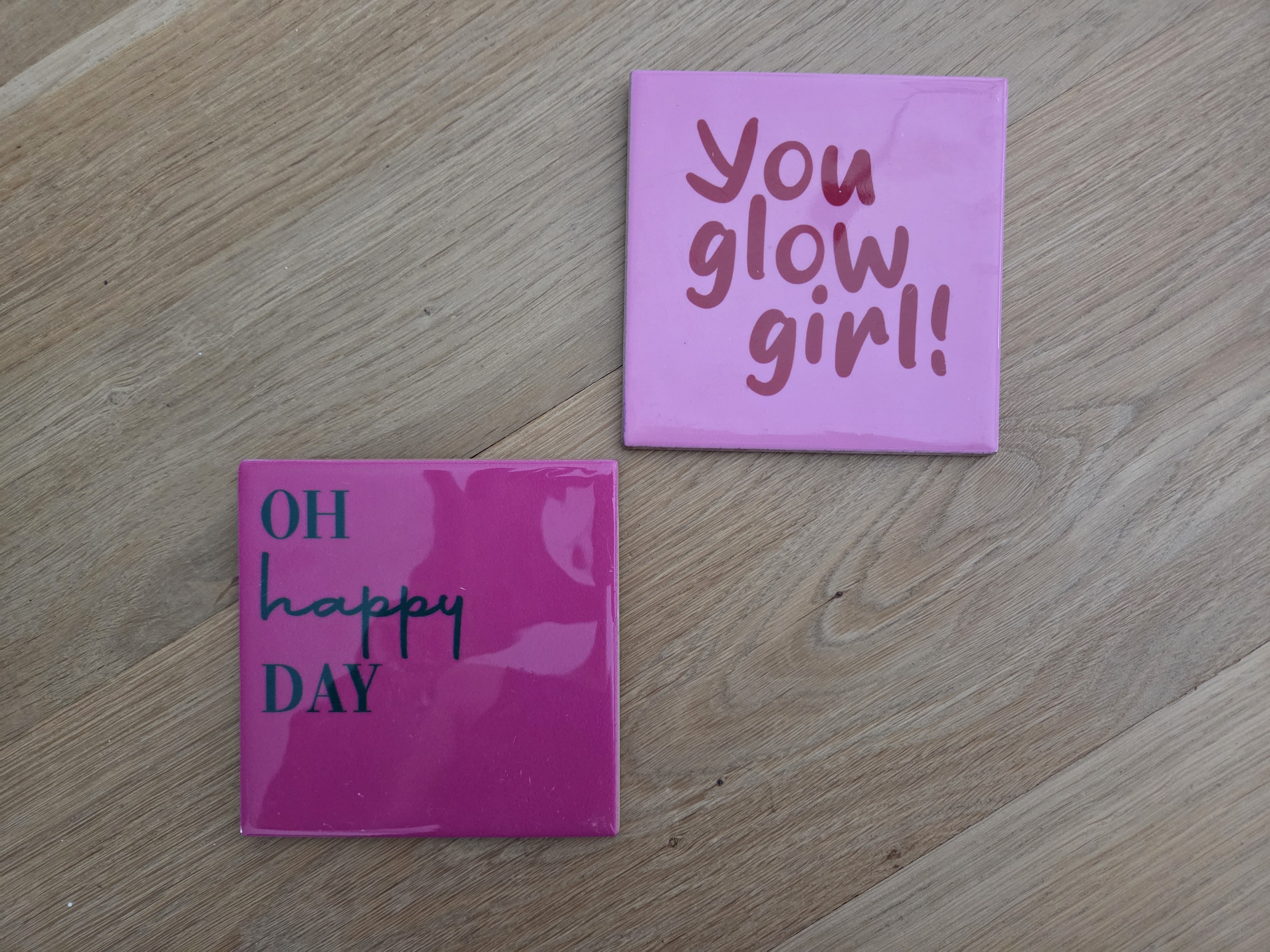 Tegeltje | You glow girl